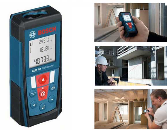 Bosch Glm 50 Laser Distance Measurer W 165 Ft Range Tool Authority