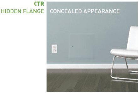Cendrex Ctr14x14 10 14 X 14 Aesthetic Access Door Panel Concealed Flange Hinge Keyed 10 Lock All Surface Types Tool Authority