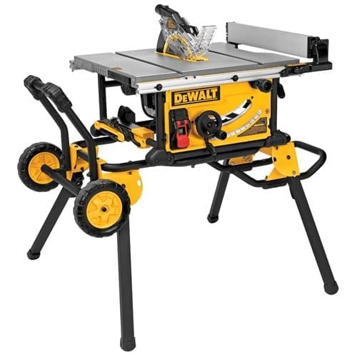 DeWALT DWE7491RS 10" Compact Job Site Table Saw w/ Rolling Stand 1