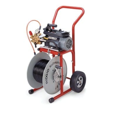 Ridgid 62697 2.0 HP Water Jetter (w/ 110' x 1/2" Jet Hose and Cart)