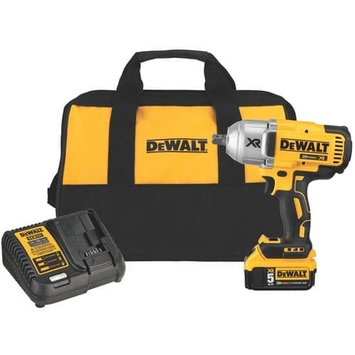 DEWALT DCF899P1 20V MAX XR Brushless High Torque 1/2" Impact Wrench Kit with Pin and Battery