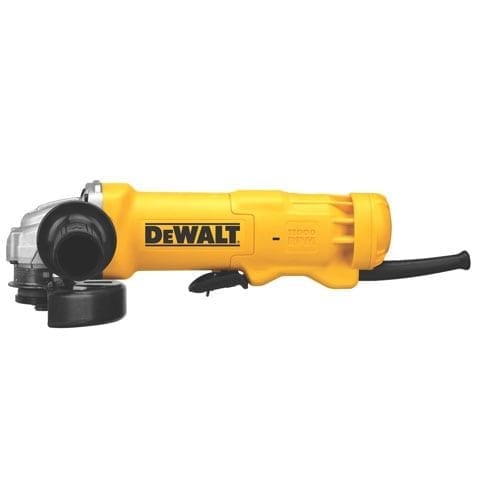 DEWALT DWE402N 11 Amp 4-1/2" Small Angle Grinder with Paddle Switch, No Lock-On