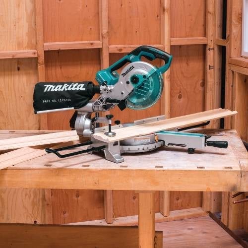 Makita XSL02Z 18V X2 LXT® Lithium-Ion (36V) Brushless Cordless 7-1/2" Dual Slide Compound Miter Saw (Tool Only) 2