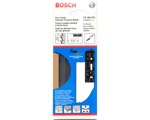 Bosch FS180ATU Fine-Tooth General-Purpose Blade for 1640VS 1