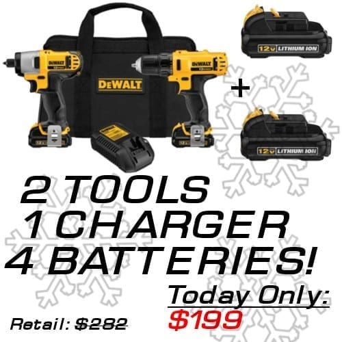 DeWALT DCK211S2 12V MAX Drill/Driver, Impact Driver Combo Kit 2