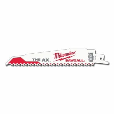 Milwaukee 48-00-8021 Ax Super Sawzall Blade 6" 5/8 Tooth (25 Pack)