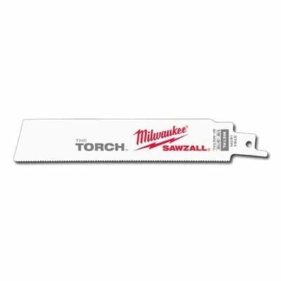 Milwaukee 48-00-8784 Torch Sawzall Blade 6" 18 Tooth (25 Pack)