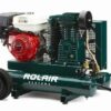 Rol-Air 7722HK28 2CYL Honda 9Gal Air Compressor w/ Regulator 2
