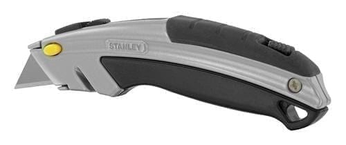 Stanley Bostitch 10-788 Curved Quick-Change Utility Knife, Stainless Steel Retractable Blade, 3 Blades 1