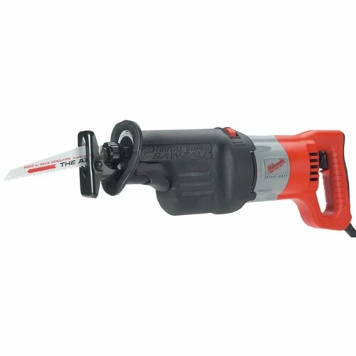 Milwaukee 6536-21 13 amp Orbital Super Sawzall (front view)