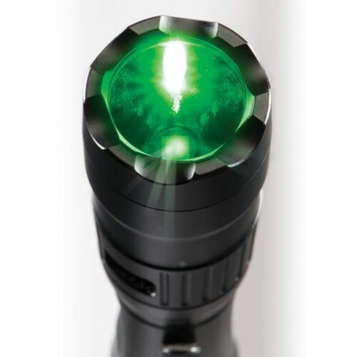 Pelican 7600 Rechargeable LED Tactical Flashlight (green lens)