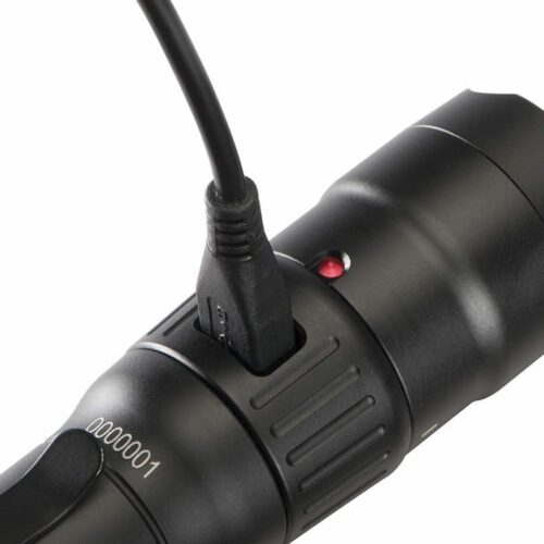 Pelican 7600 Rechargeable LED Tactical Flashlight (charging view)