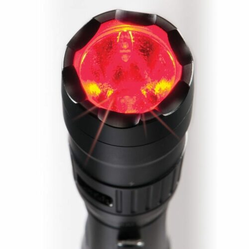 Pelican 7600 Rechargeable LED Tactical Flashlight (red lens)