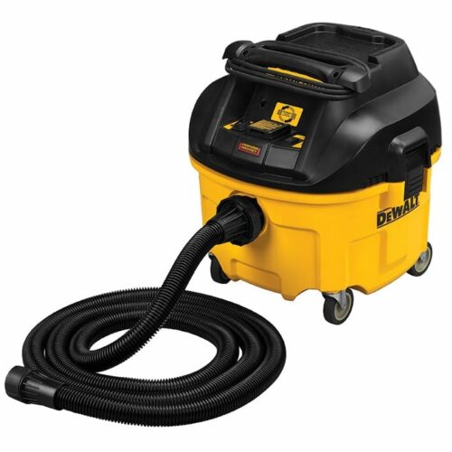 DeWALT DWV010 8-Gallon Dust Extractor, side view