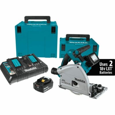 Makita XPS01PTJ 18V X2 LXT® Lithium‑Ion (36V) Brushless Cordless 6‑1/2" Plunge Circular Saw Kit (5.0Ah)