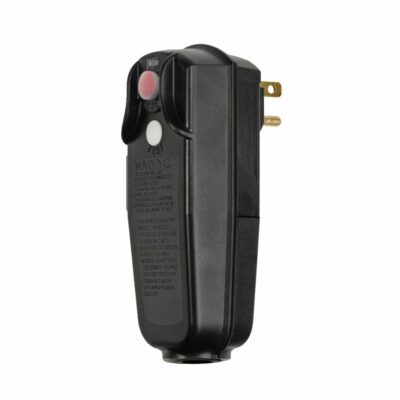 Tower Manufacturing 30326804-08 Right Angle User Attachable GFCI, Manual Reset, 15 Amps (Black Case)