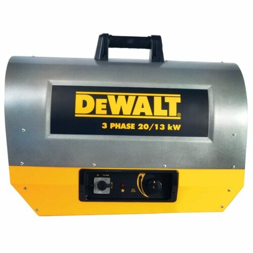 DeWALT DXH2003TS 13/20 kW Forced Air Electric Construction Heater (side view)