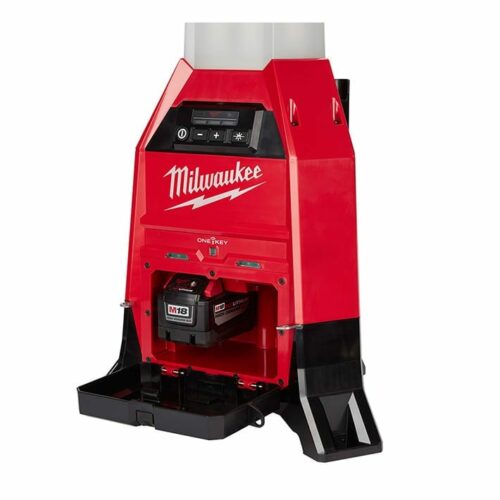 Milwaukee 2150-20 M18™ RADIUS™ Site Light/Charger w/ ONE-KEY™ (one battery view)