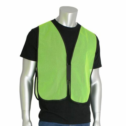 PIP 300-0800 Non-ANSI Mesh Safety Vest, Lime Yellow