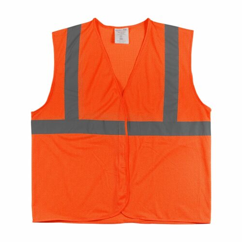 PIP 302-MVG-OR Value Mesh Vest, Orange (flat)