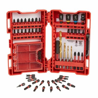 Milwaukee 48-32-4025 52-Piece Shockwave Electrician's Impact Drill & Drive Set