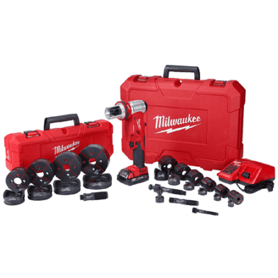 Milwaukee 2677-23 M18 FORCE LOGIC Knockout Tool Kit (1/2 - 4)