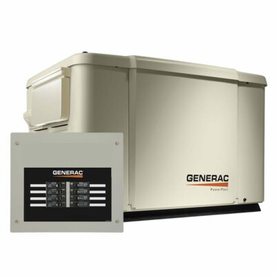 Generac 6998 PowerPact 7.5/6kW Home Backup Generator with 8-circuit Transfer Switch