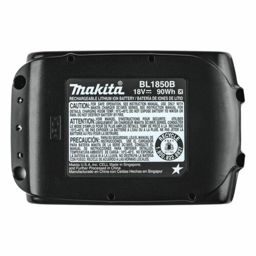 Makita BL1850B-2 18V LXT Li-Ion Battery - 5.0 Ah (bottom)