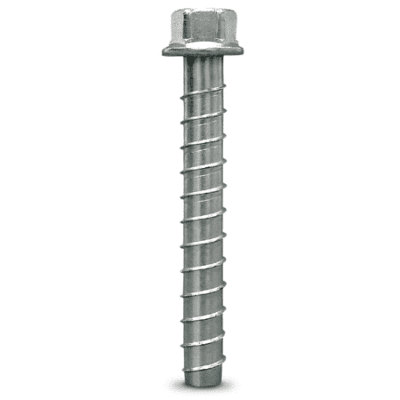 Simpson Strong-Tie THD50400H 1/2 x 4 Titen HD Zinc Plated Screw Anchor (Box of 20)