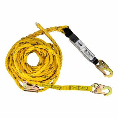 Guardian 01320 Poly Steel Rope Vertical Lifeline Assembly, 50 Ft.