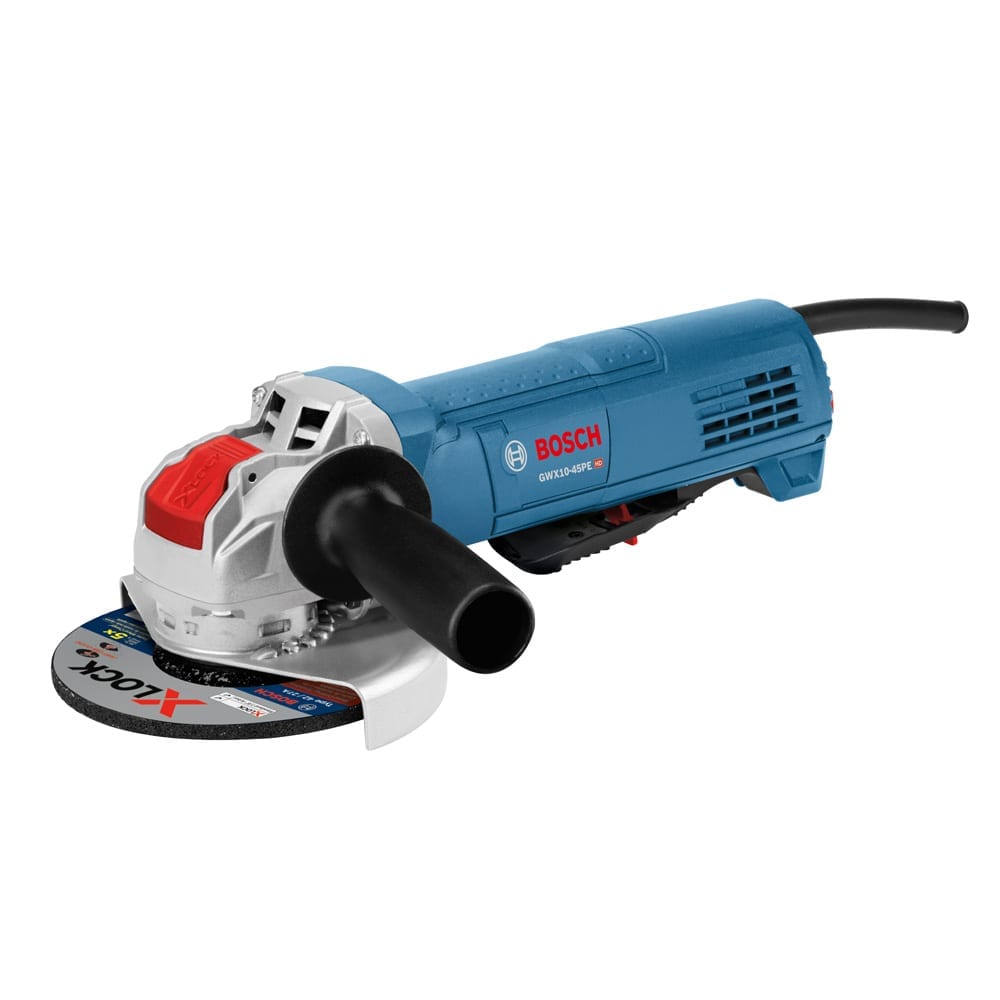 Bosch Gwx10 45pe 4 1 2 In X Lock Ergonomic Angle Grinder With