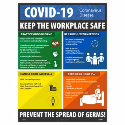 Keep The Workplace Safe Poster