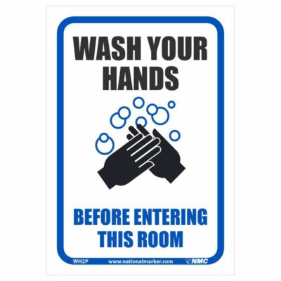 Wash Your Hands Before Entering This Room Sign