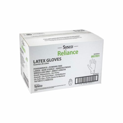 5-MIL POWDER-FREE LATEX GLOVE SIZE XL - BOX OF 100