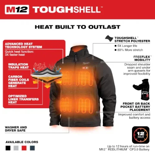 Milwaukee M12™ Heated Toughshell™ Jacket 4